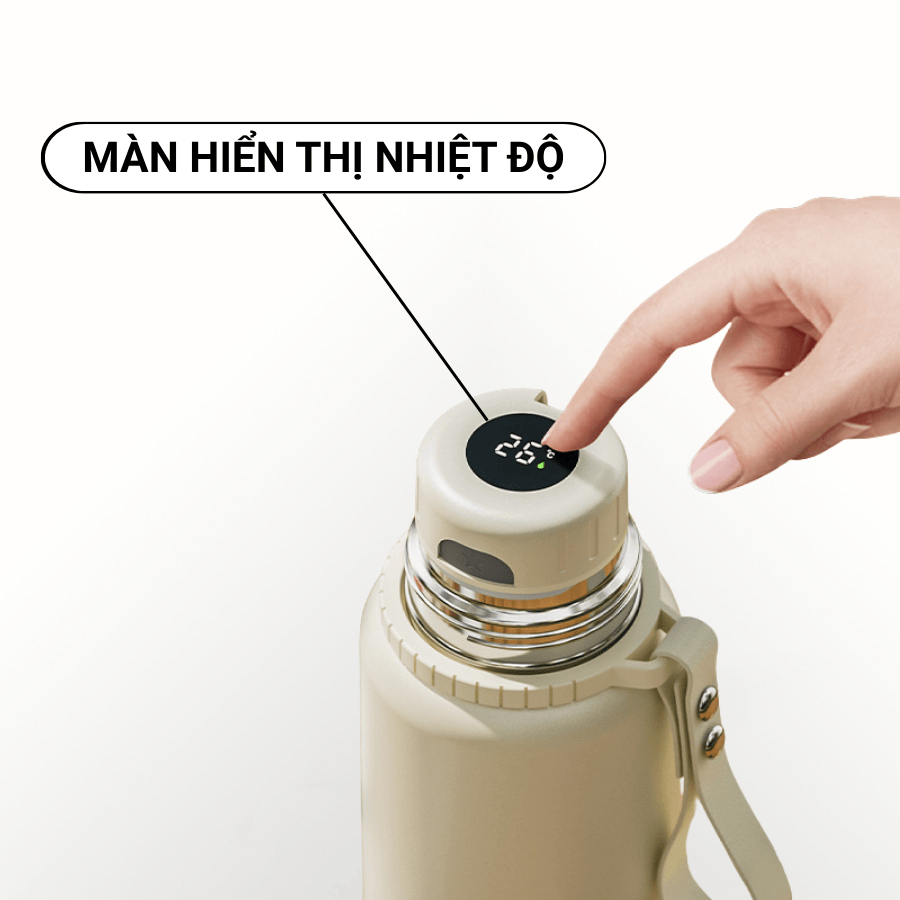 Bình giữ nhiệt Heoscu cao cấp inox 316 600ml