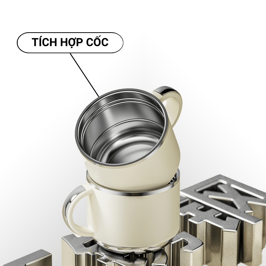Bình giữ nhiệt Heoscu cao cấp inox 316 600ml